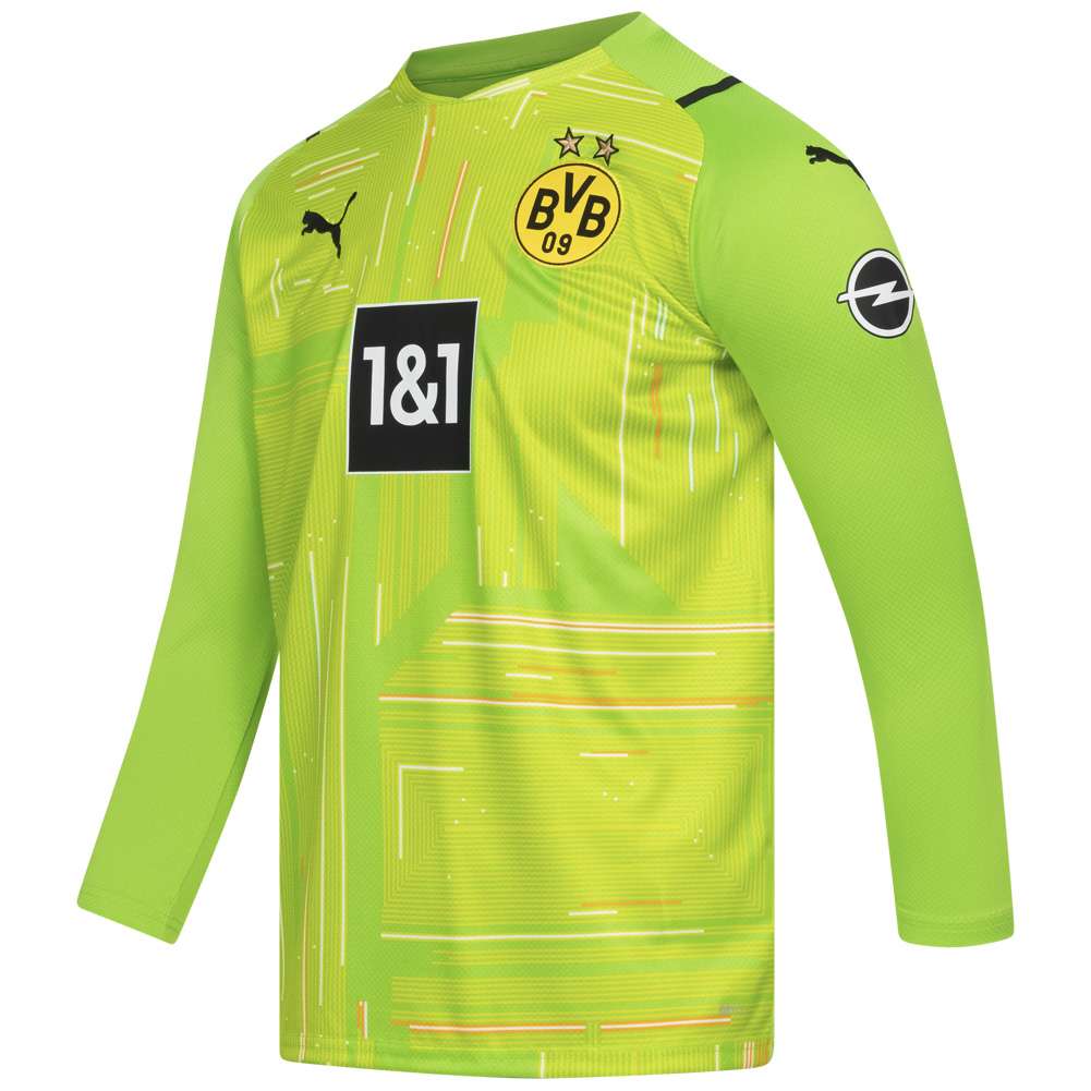 Borussia Dortmund BVB 09 PUMA Kinder Torwart Trikot 759101-51
