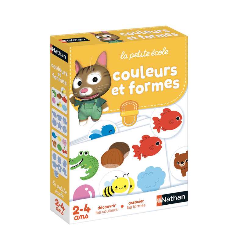 Jeu éducatif La petite école formes et couleurs Nathan