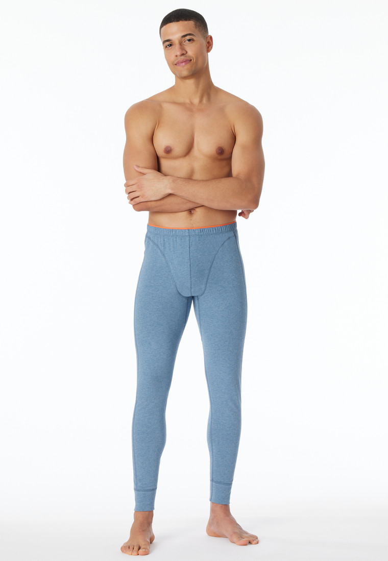 Unterhose lang blau-meliert - 95/5