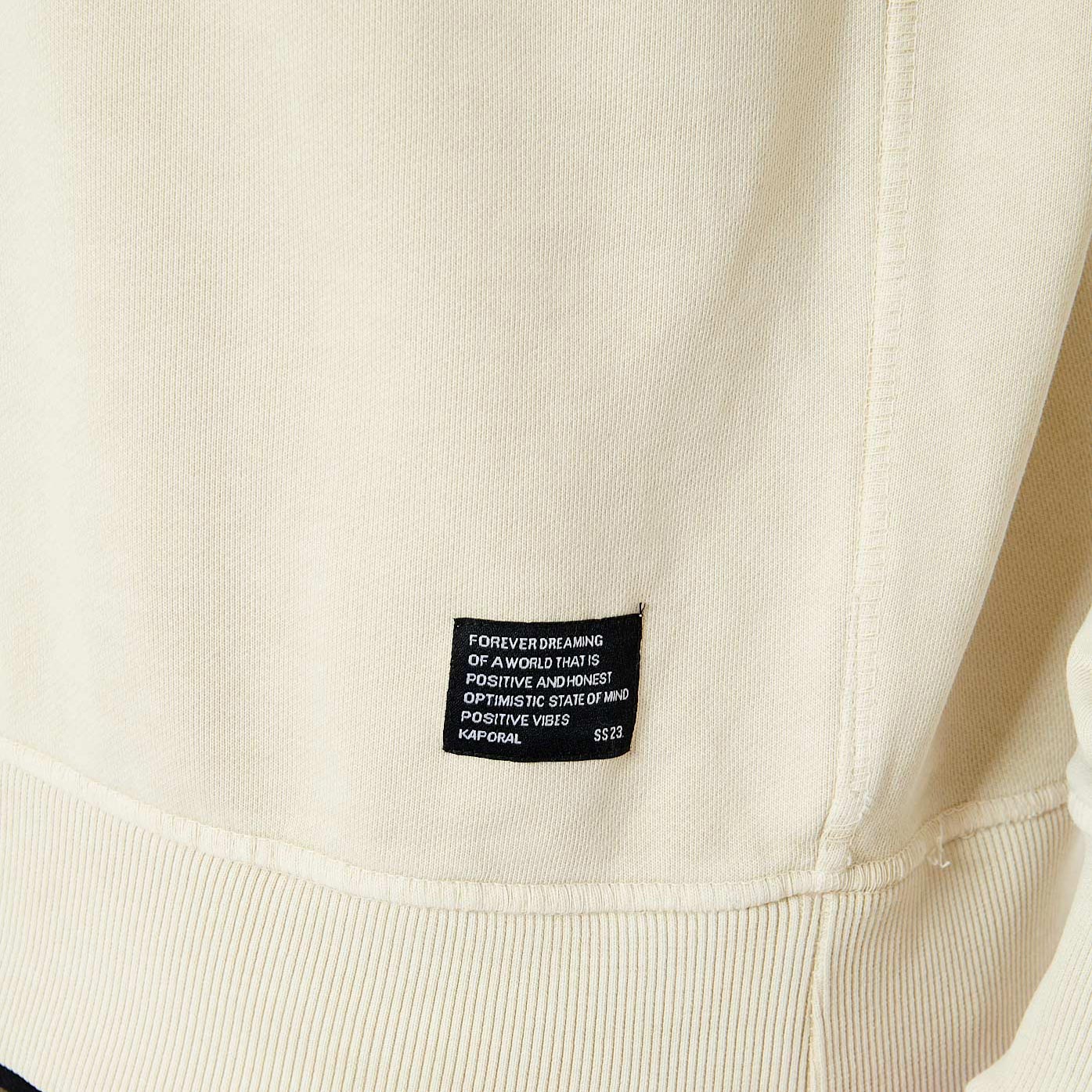 CREW   Sweat beige Homme en 100% coton