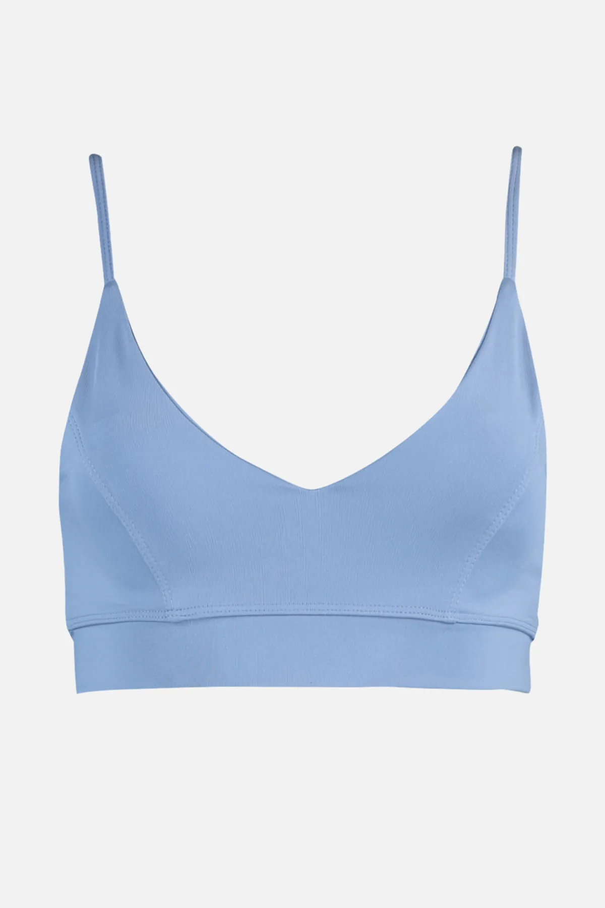 Trendyol Collection  Hellblauer Strick-Sport-BH mit Stütz-/Styling-String-Trägern TWOSS22SS0045