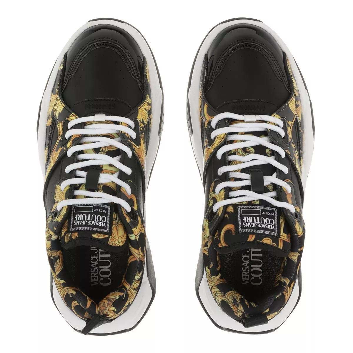 VERSACE Freizeit Schnürer schwarz Low-Top Sneaker