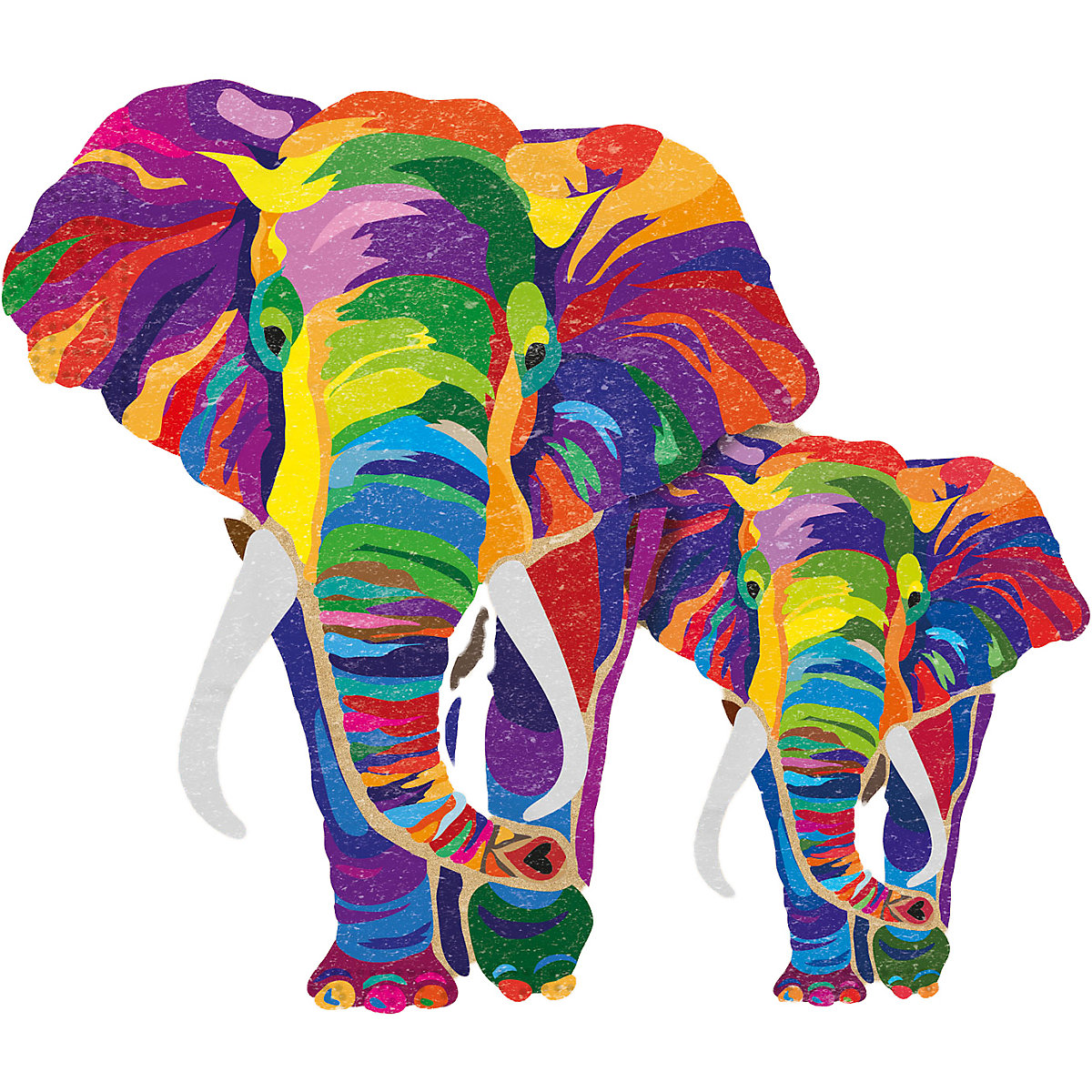 Servietten Elefant, 33 x 33 cm, 3-lagig, kompostierbar, 20 Stück