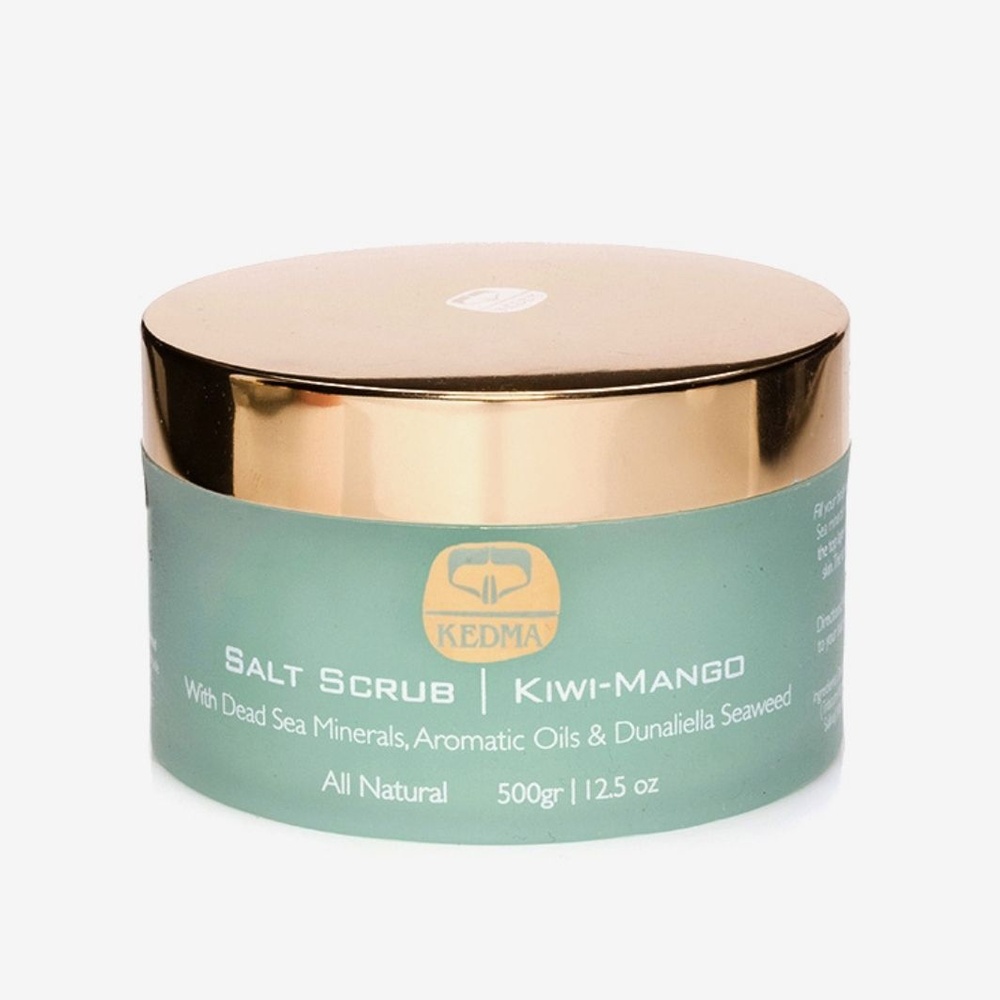 KEDMA Gommage au sel - Kiwi-mangue nettoyage du visage