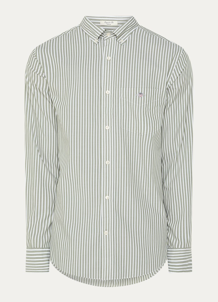 Camicia Gant dalla vestibilità classica con righe stampate
