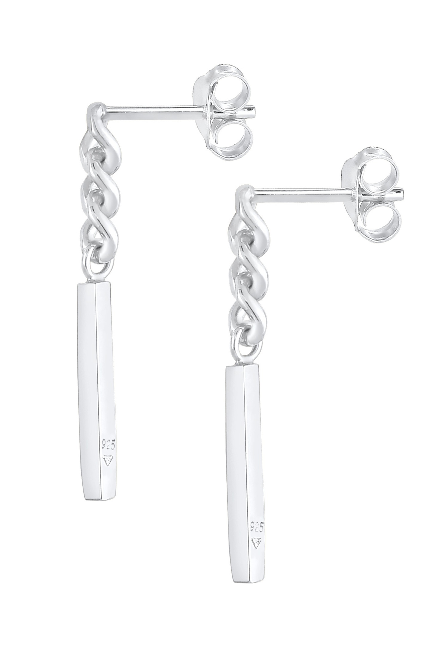 Orecchini pendenti da donna Elli modello Geo Look in argento sterling 925