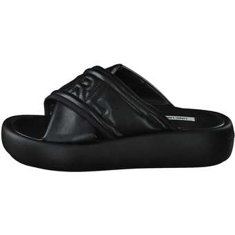 Karl Lagerfeld Laguna Puffa Strap Slide in schwarz
