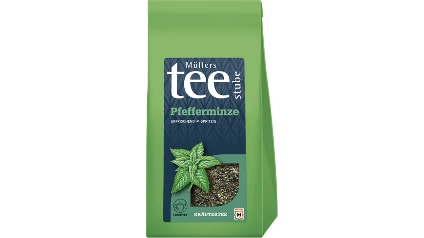 Müllers Teestube Kräutertee Lose Pfefferminze 75 g