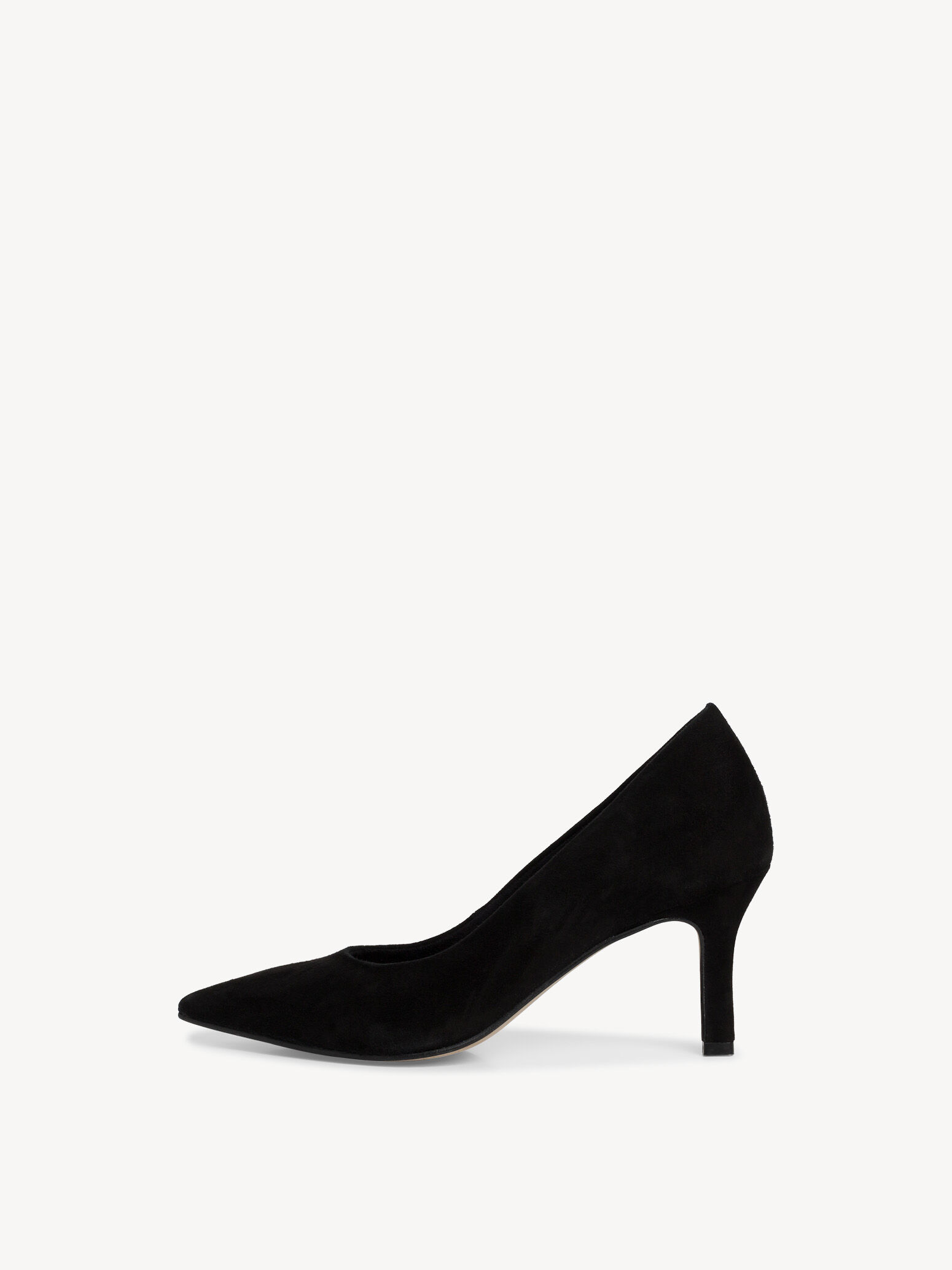 Escarpin en cuir - noir
