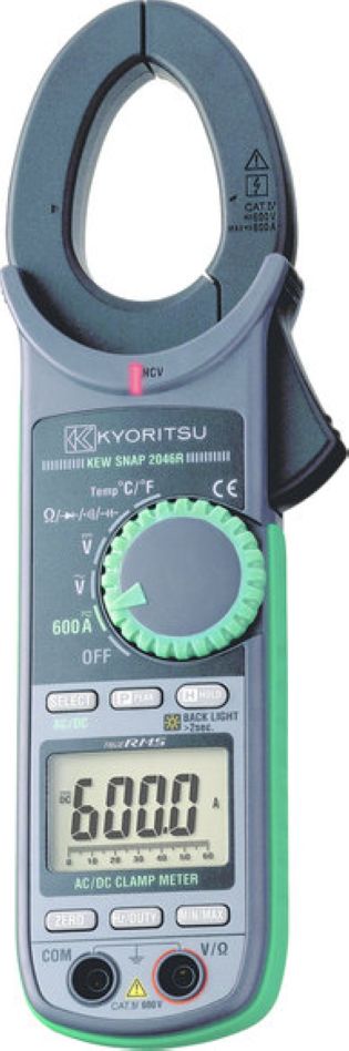 Kyoritsu 02046R000C Ψηφιακός διακόπτης TRMS, 600A AC/DC, CAT-IV