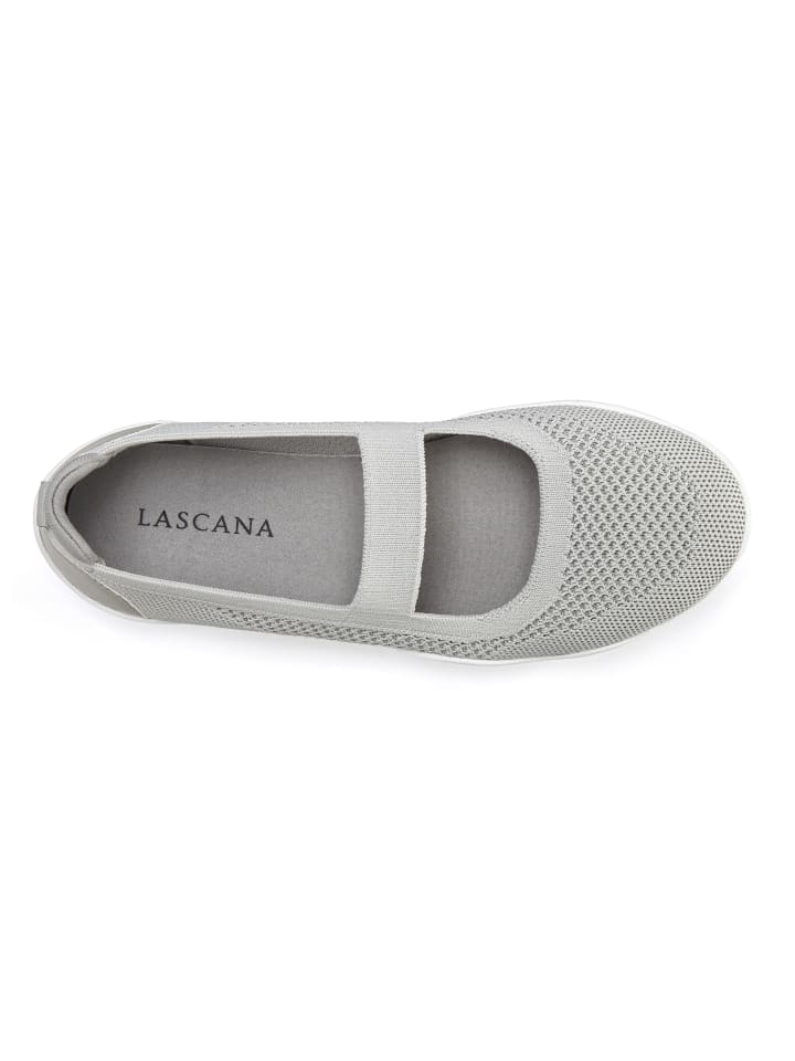 LASCANA Sneaker Ballerinas in hellgrau günstig kaufen