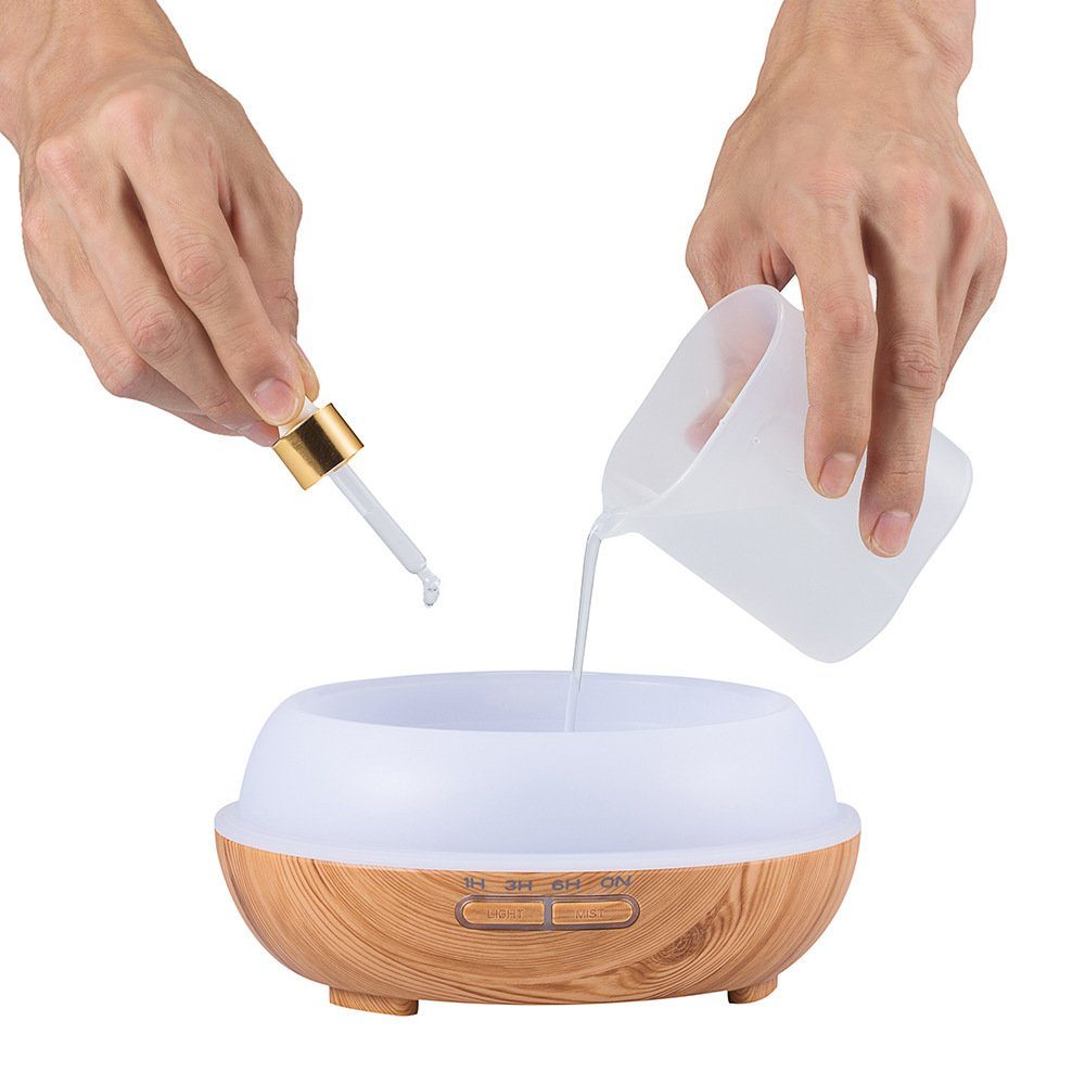 Blusmart Diffuser Aroma Diffuser, 0,55 l Wassertank, Haushalts-Schlafzimmer-Verdampfer