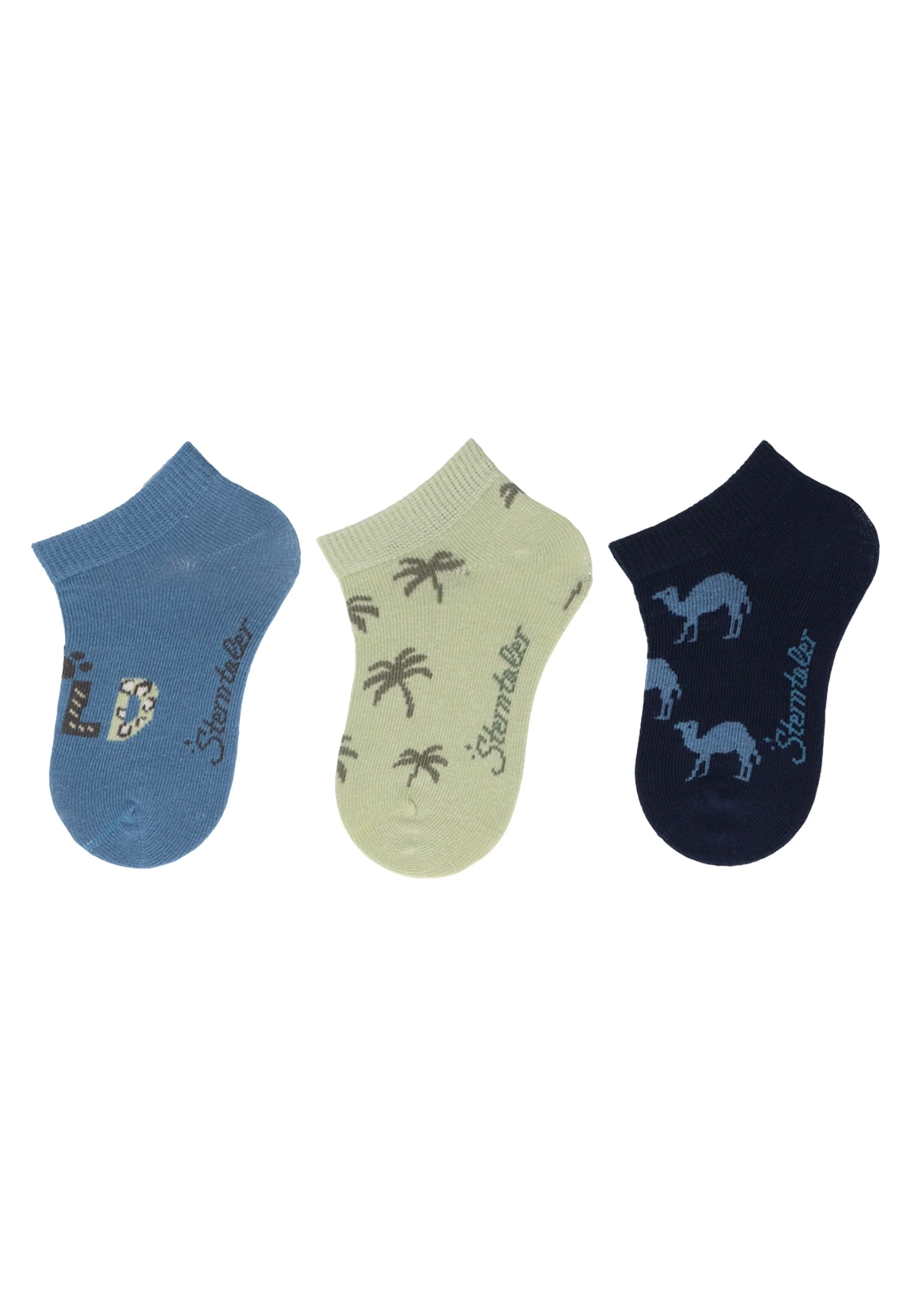 Sneaker Socken im 3er-Pack mit Motiv 
