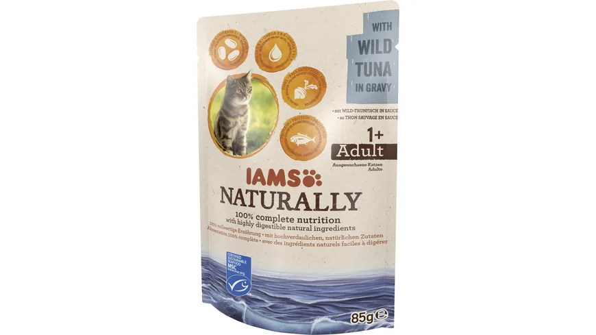 IAMS Nat. Katze Erw. Thunfisch 85g 85 g