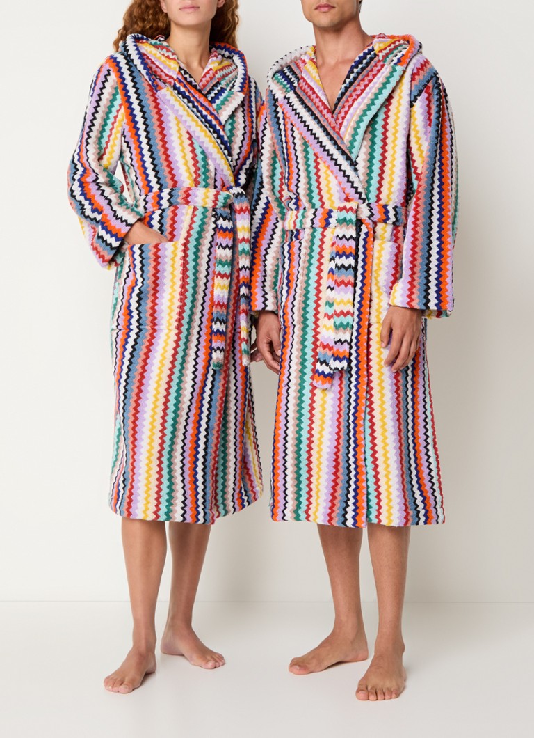 Halat de baie din bumbac Missoni Riverbero - unisex