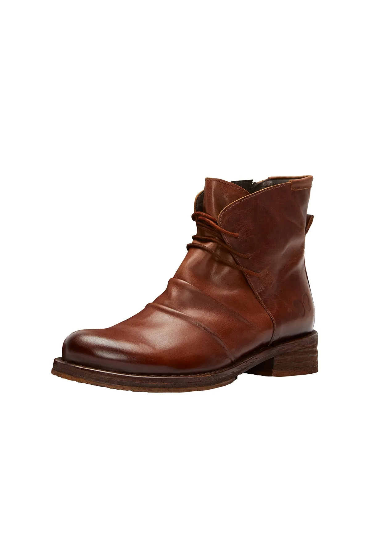 Felmini  Stiefelette - Braun - Blockabsatz