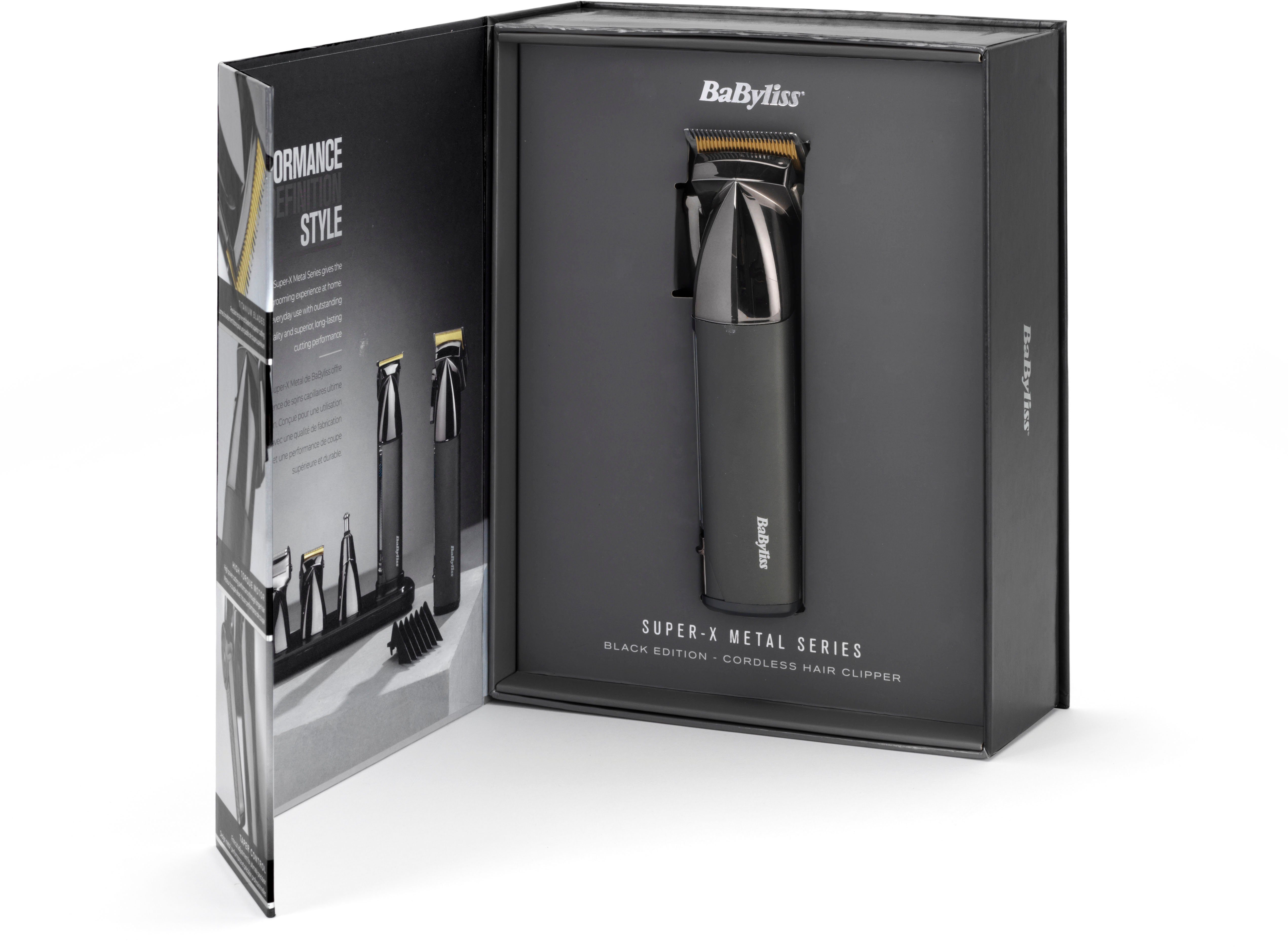 BaByliss Haarschneider Super-X Metal Haarschneider Black