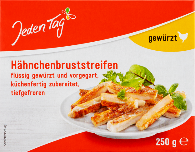 Jeden Tag Hähnchenbrust-Streifen