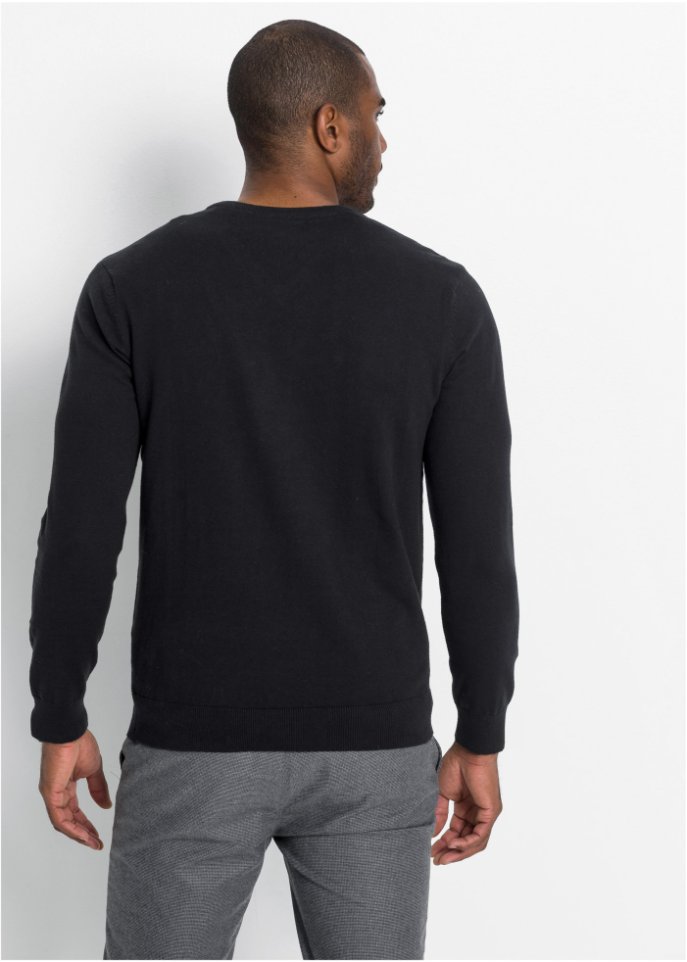 Pullover mit V-Ausschnitt
