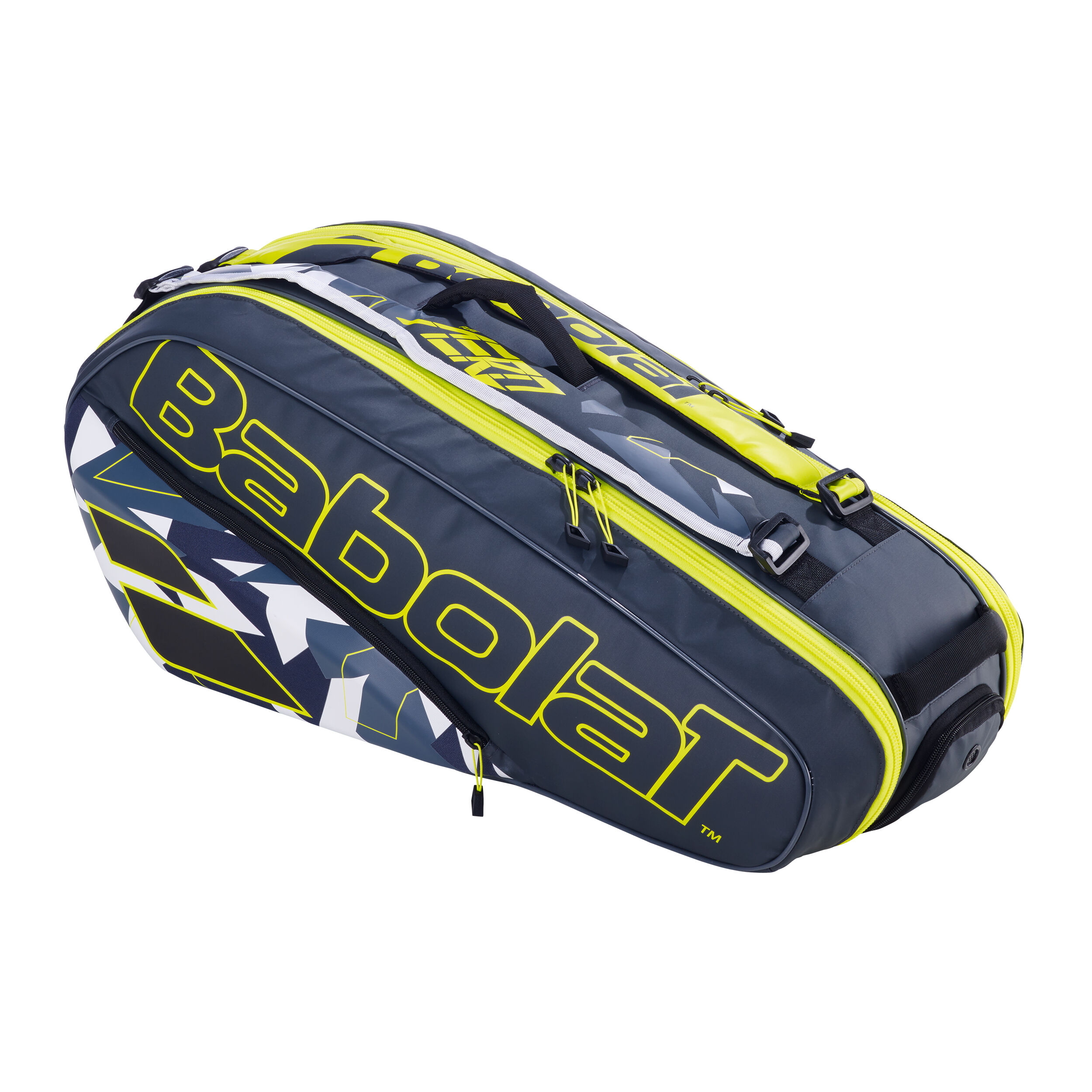Pure Aero RH X 6 Schlägertasche - Anthrazit, Gelb