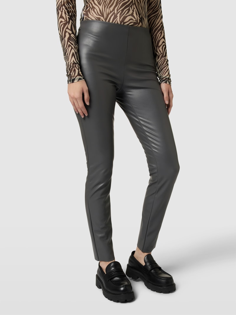 Leggings im unifarbenen Design Modell 'RESA' in anthrazit