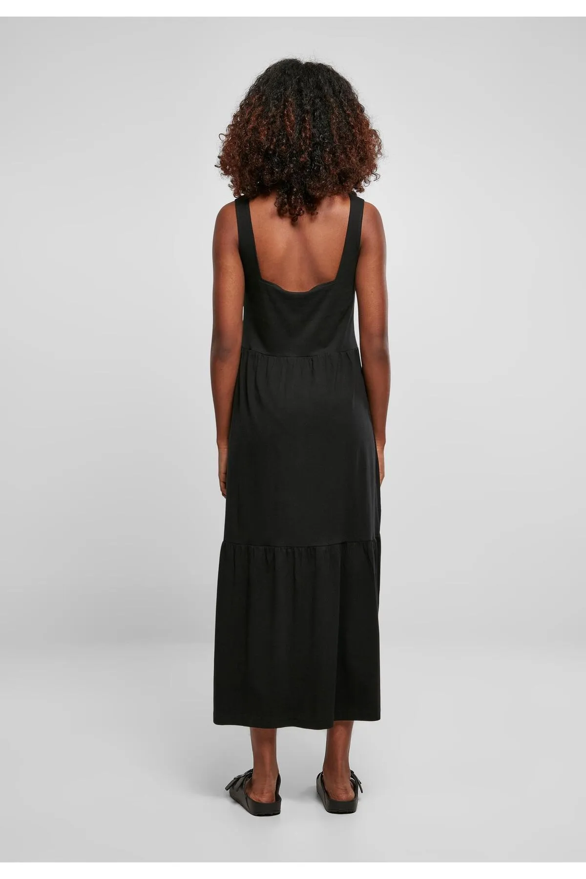 Urban Classics  Damen 7/8-langes Volant-Sommerkleid für Damen
