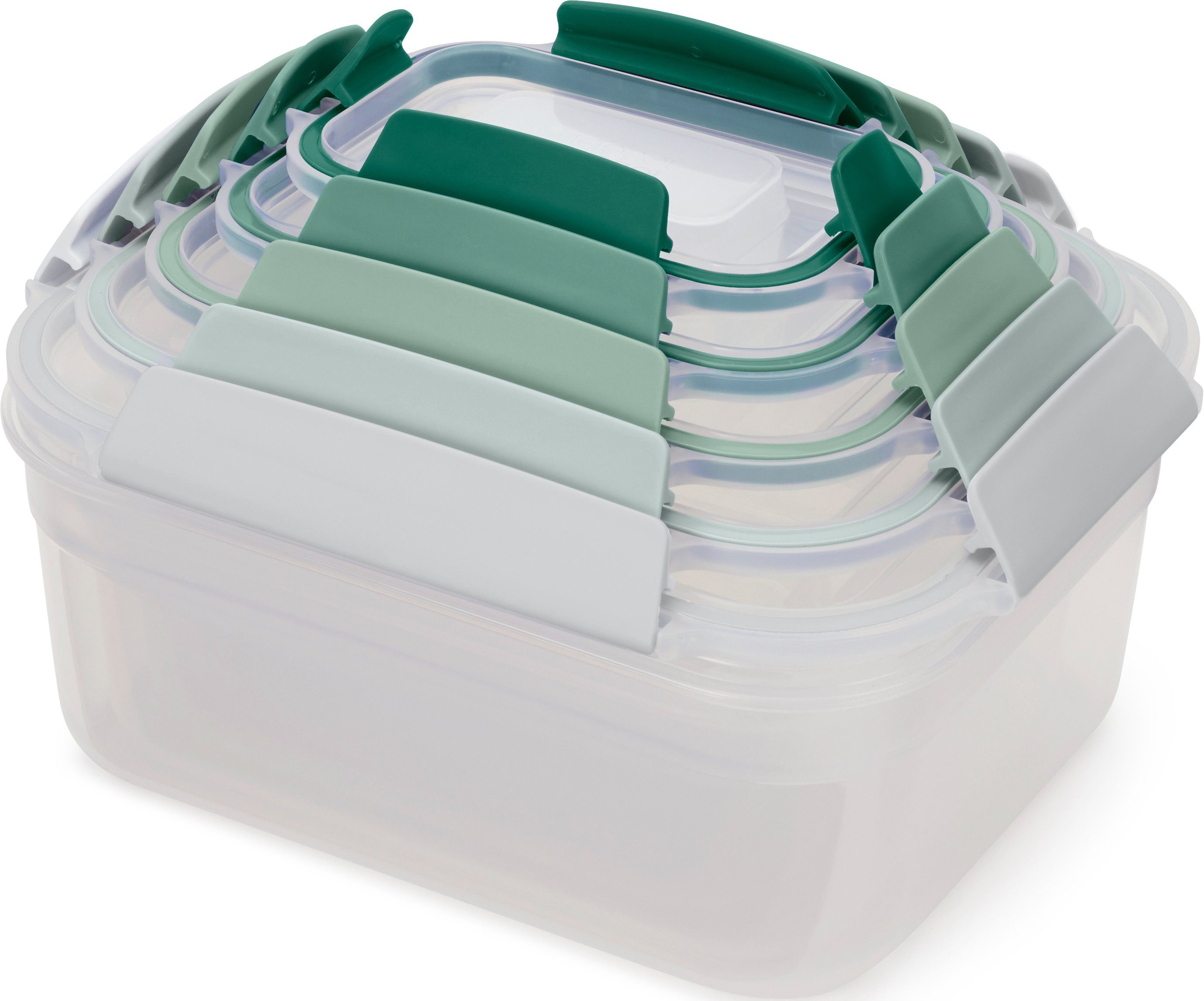 Joseph Joseph Aufbewahrungsschüssel Nest™ Lock, Kunststoff, Silikon, (Set, 5-tlg), luftdicht, auslaufsicher, inkl. Deckel