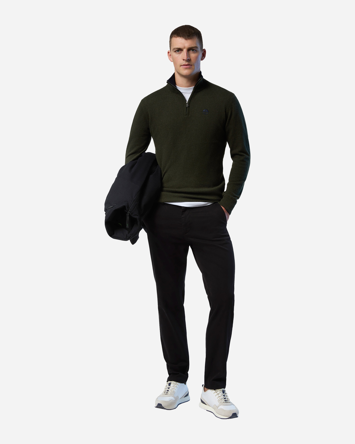 Maglione North Sails, bombažna majica z zadrgo, M, 6997780440