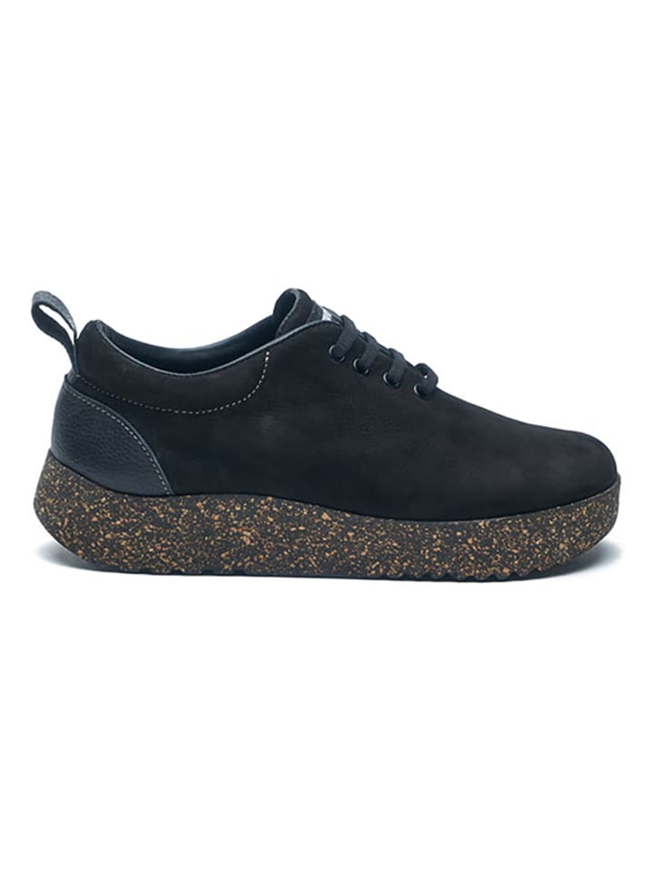 Comfortfusse Leder-Slipper in Schwarz günstig kaufen