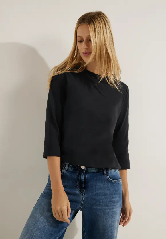 CECIL Shirt mit U-Bootausschnitt