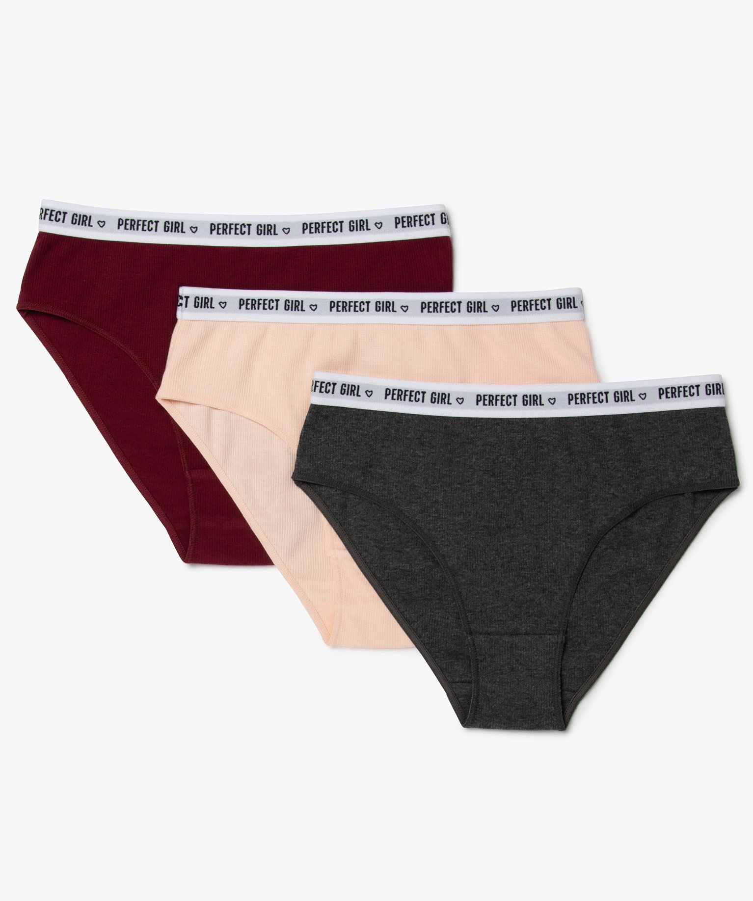 Culotte en maille ctelée avec ceinture imprimée fille (l... multicolore | GEMO