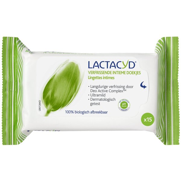 Lactacyd Refreshing Intimate Tissues 15 pieces - Intimate care