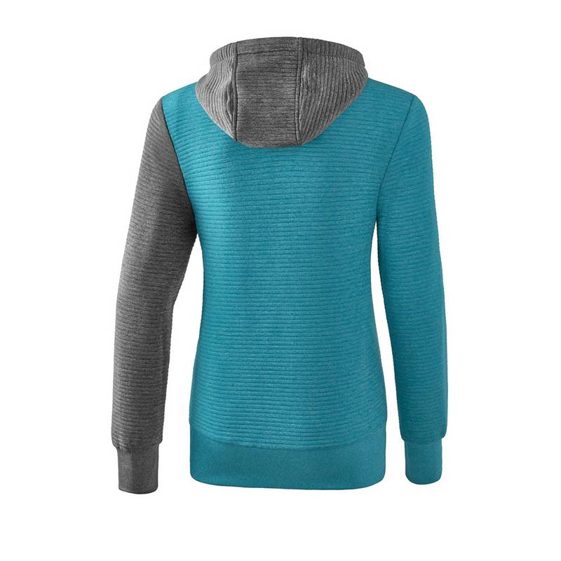 Erima 5-C Kapuzensweat Damen Funktionssweatshirt Damen