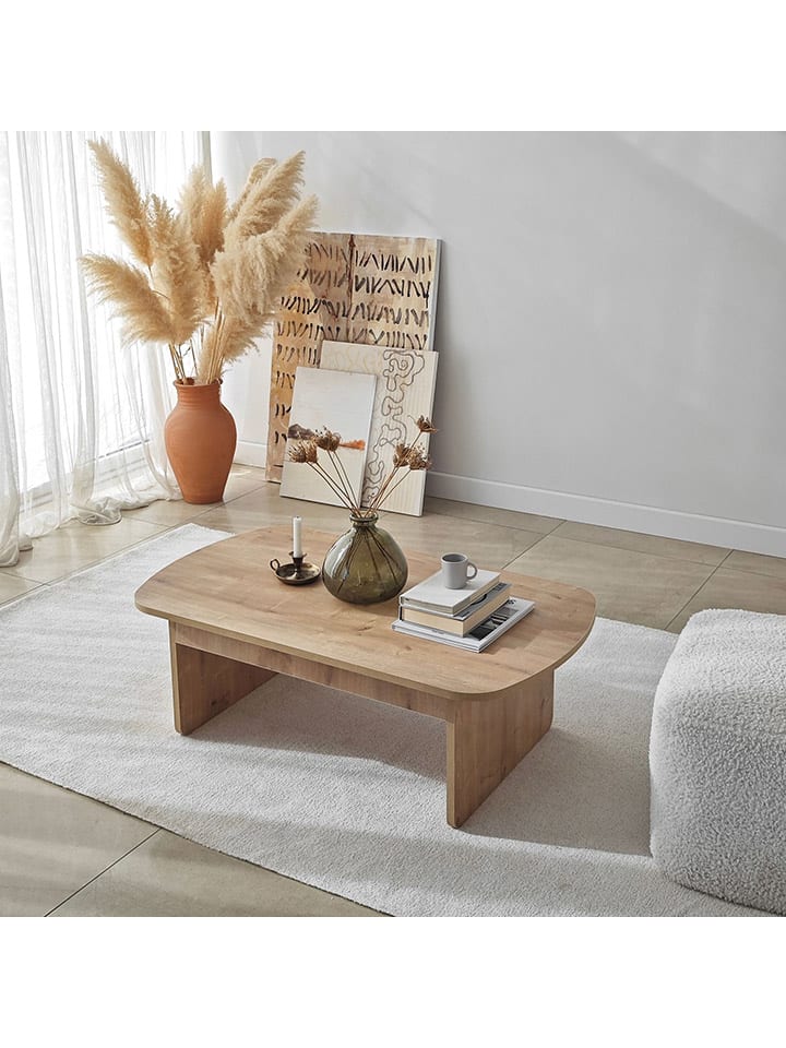 Evila Couchtisch ''Theseus'' in Hellbraun - (B)105 x (H)35 x (T)60 cm günstig kaufen onesize