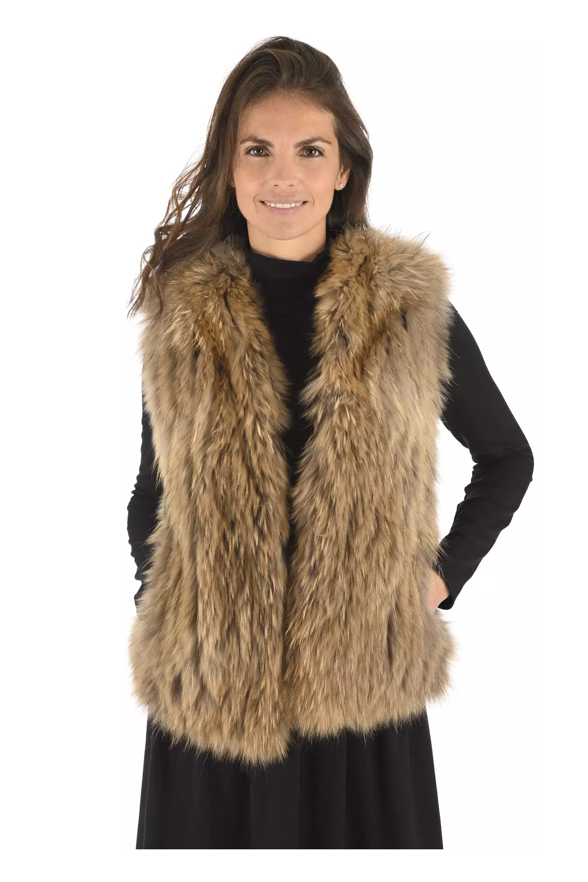La Canadienne Autres Gilets Femme couleur beige