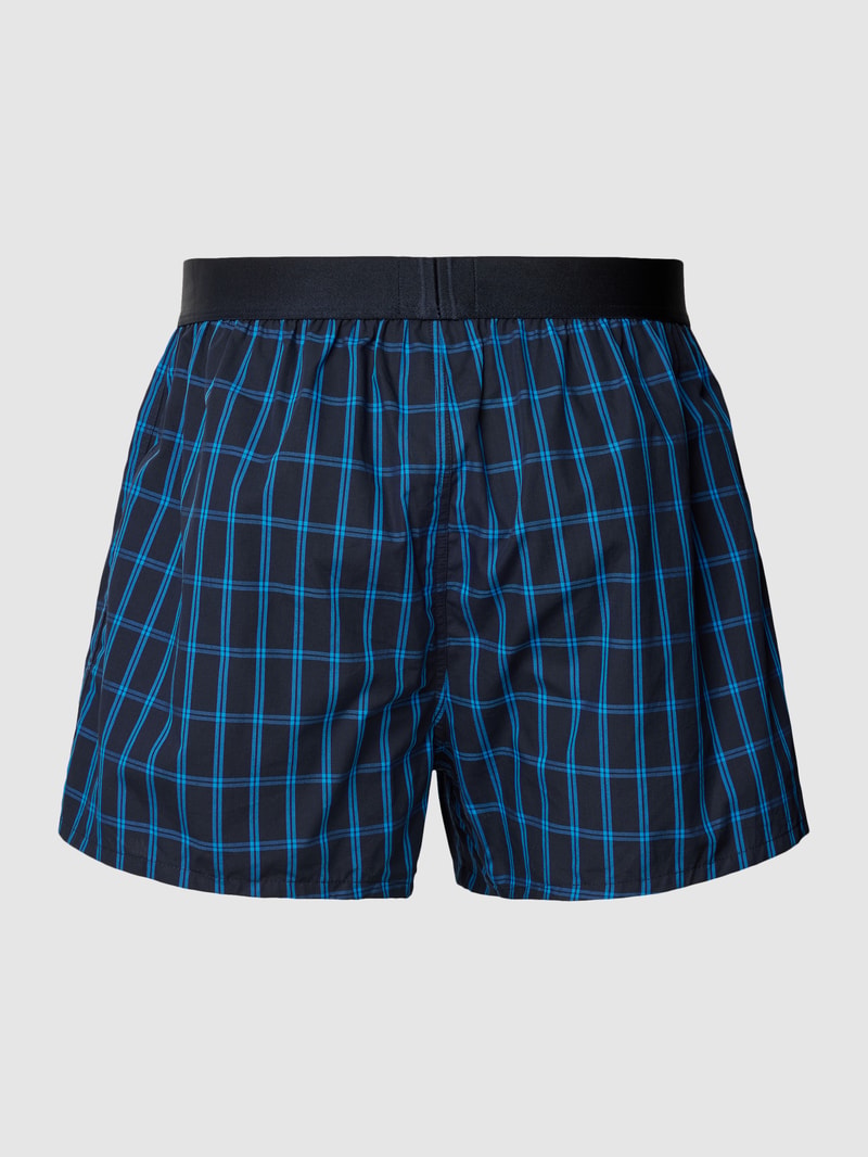 Boxershorts mit elastischem Bund im 2er-Pack in royalblau