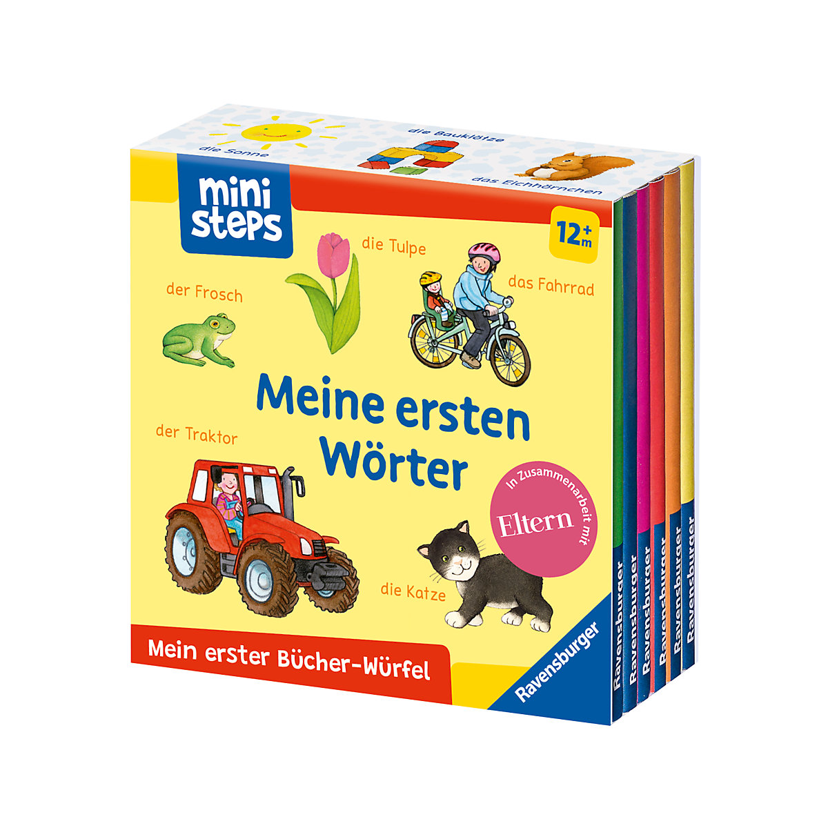 ministeps® Mein erster Bücher-Würfel: Meine ersten Wörter (Bücher-Set)