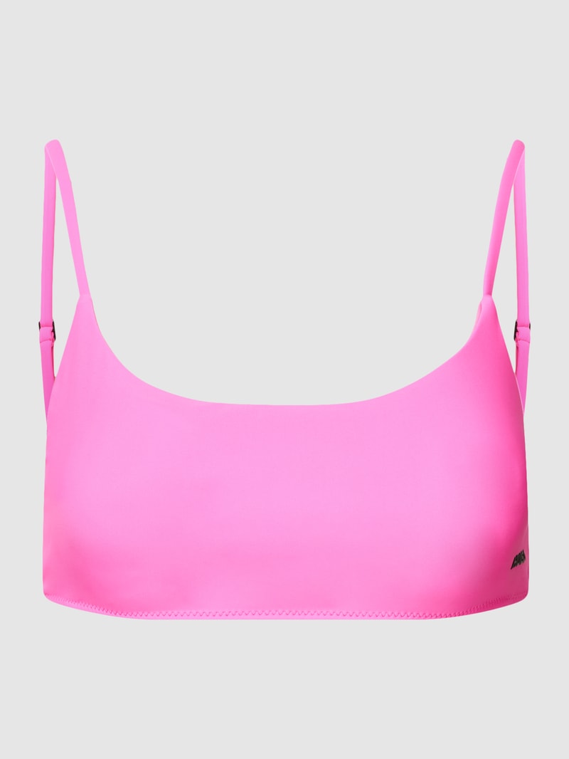 Bralette mit verstellbaren Spaghettiträgern Modell 'PURE' in pink