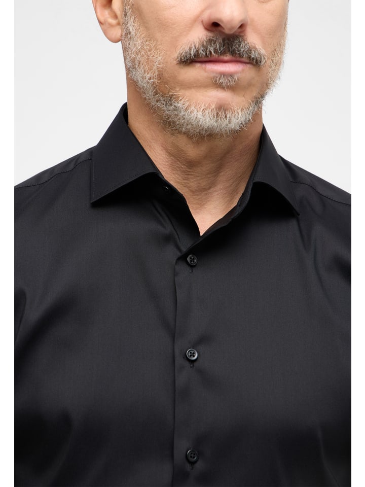 Eterna Hemd SLIM FIT in schwarz günstig kaufen