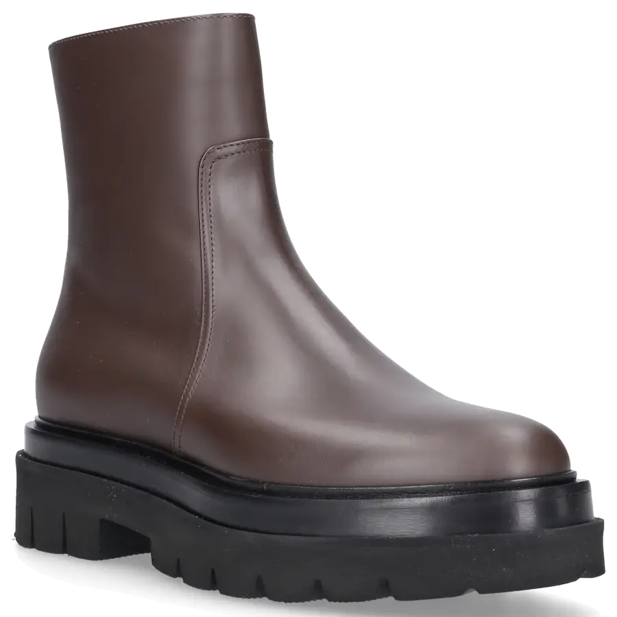 Santoni - Stiefeletten 58956 Kalbsleder - braun
