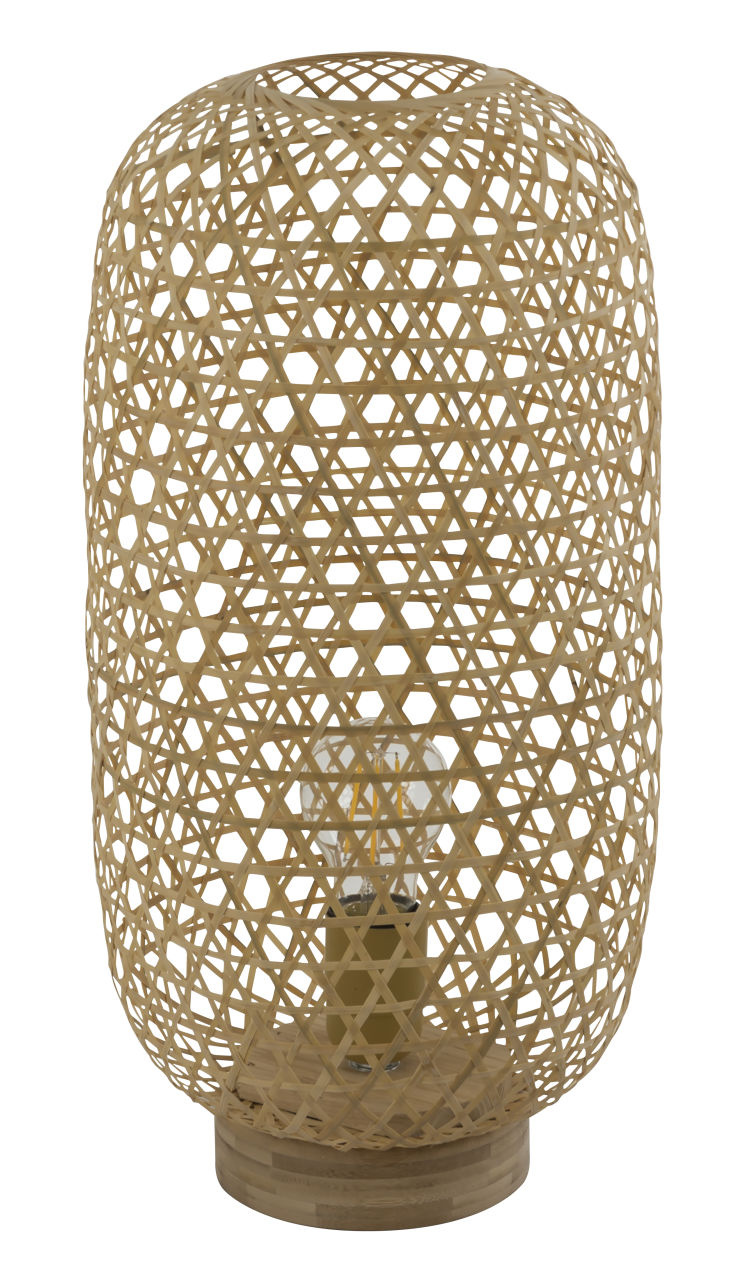 Globo Lighting - MIRENA - Tischleuchte Bambus naturfarben, 1x E27