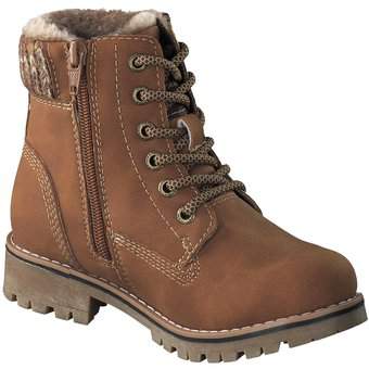 Tom Tailor Schnür Boots in braun