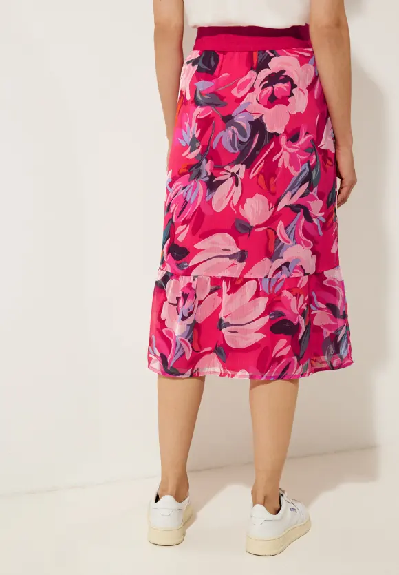 Street One Chiffon Volant Printrock