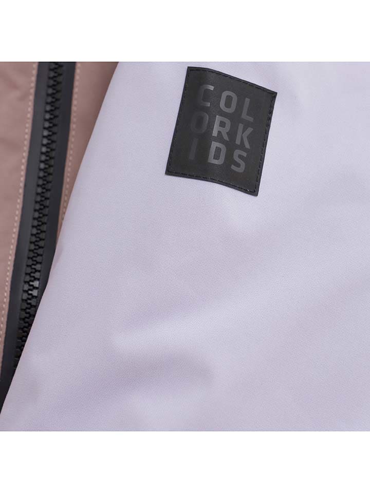 Color Kids Ski-/ Snowboardjacke in Schwarz/ Lila/ Hellbraun günstig kaufen