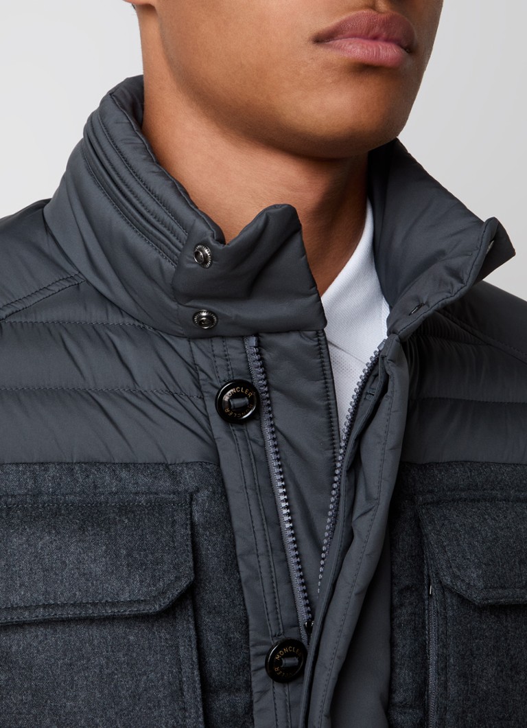 Moncler Vallanta quilted jacket with storage hood
