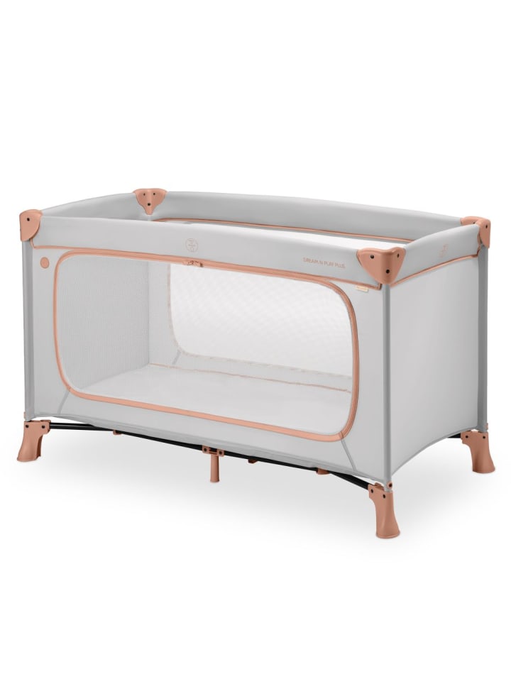 Hauck Reisebett Dream N Play Plus (mit seitlichem Einstieg) in grau,orange günstig kaufen onesize