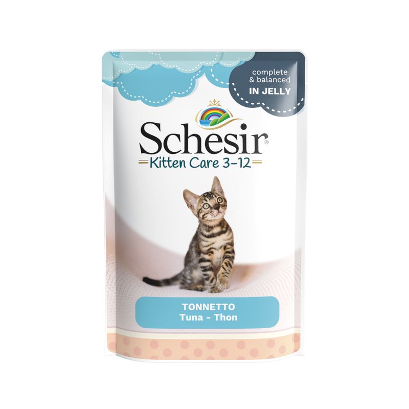Sparpaket Schesir Kitten Pouch 24 x 85 g zu TOP-Preisen | bitiba