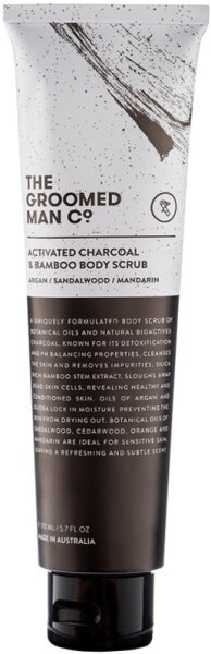 The Groomed Man Co. Activated Charcoal Body Scrub Körperpeeling