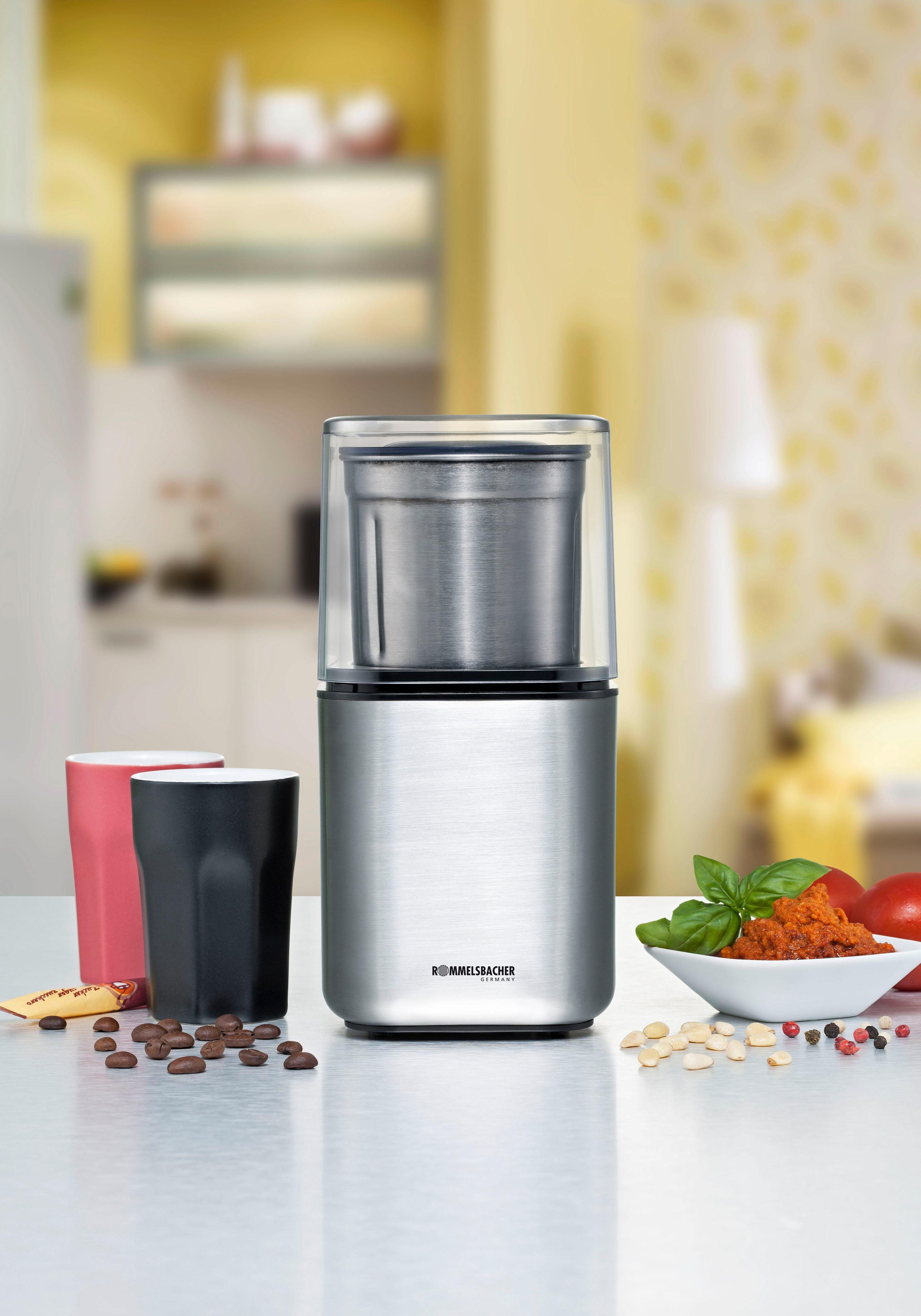 Rommelsbacher Kaffeemühle EGK 200, 200 W, 70 g Bohnenbehälter