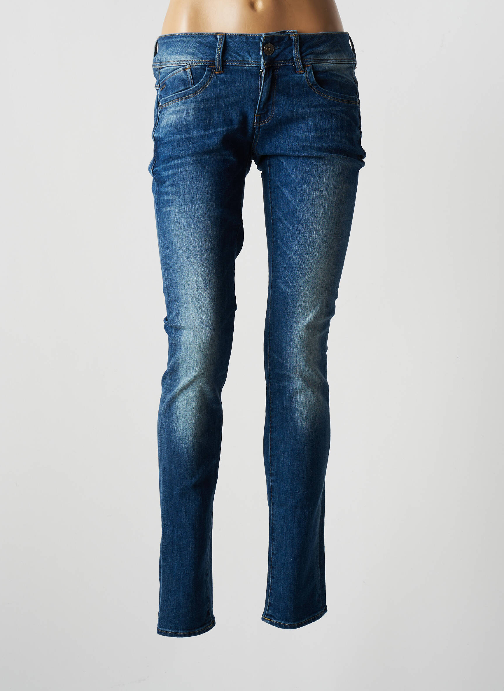 G Star Jeans Skinny Femme couleur bleu